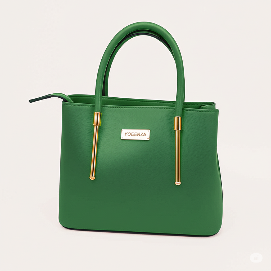 VOGENZA Mustard Handbag – Stylish Everyday Tote (Multiple Colors)