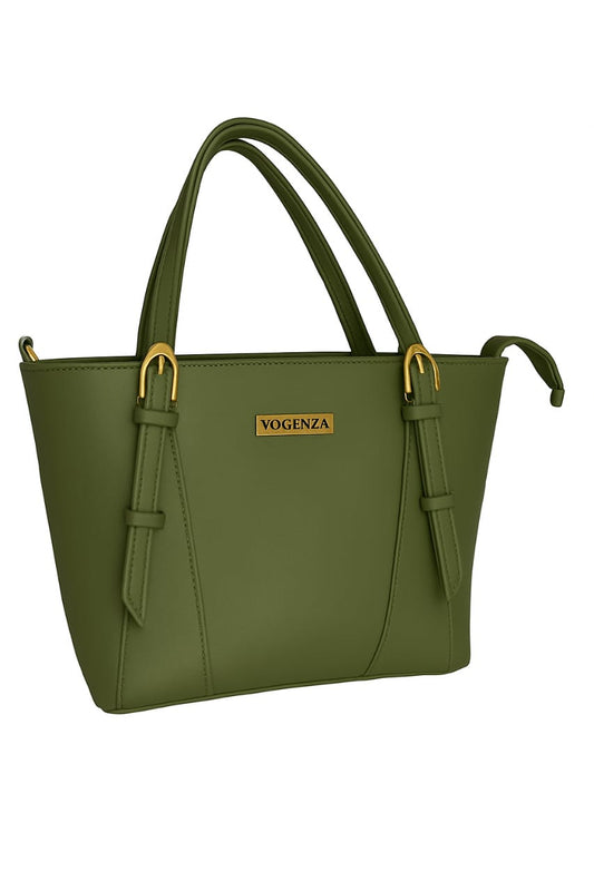 VOGENZA Maroon Handbag – Elegant Shoulder Tote (Multi Colors)