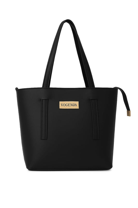VOGENZA Classic Structured Tote Bag – Available in Multiple Colors